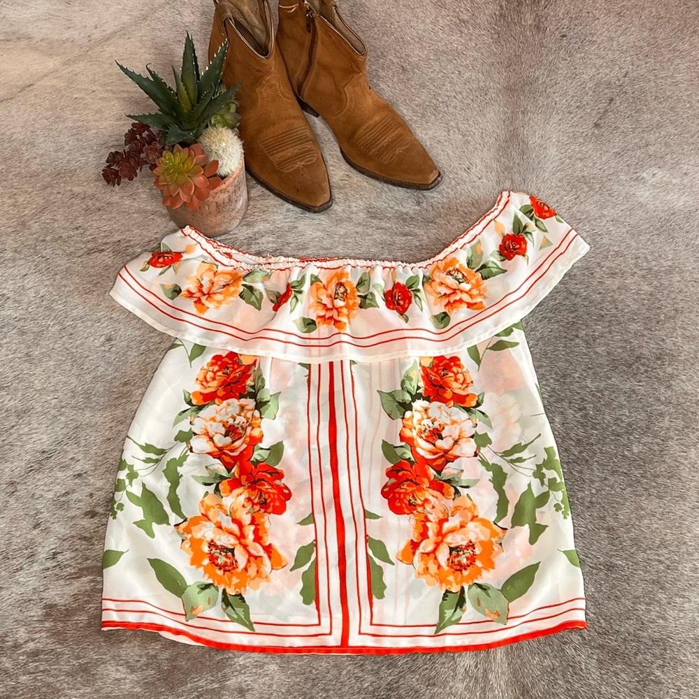 Floral Off-Shoulder Top